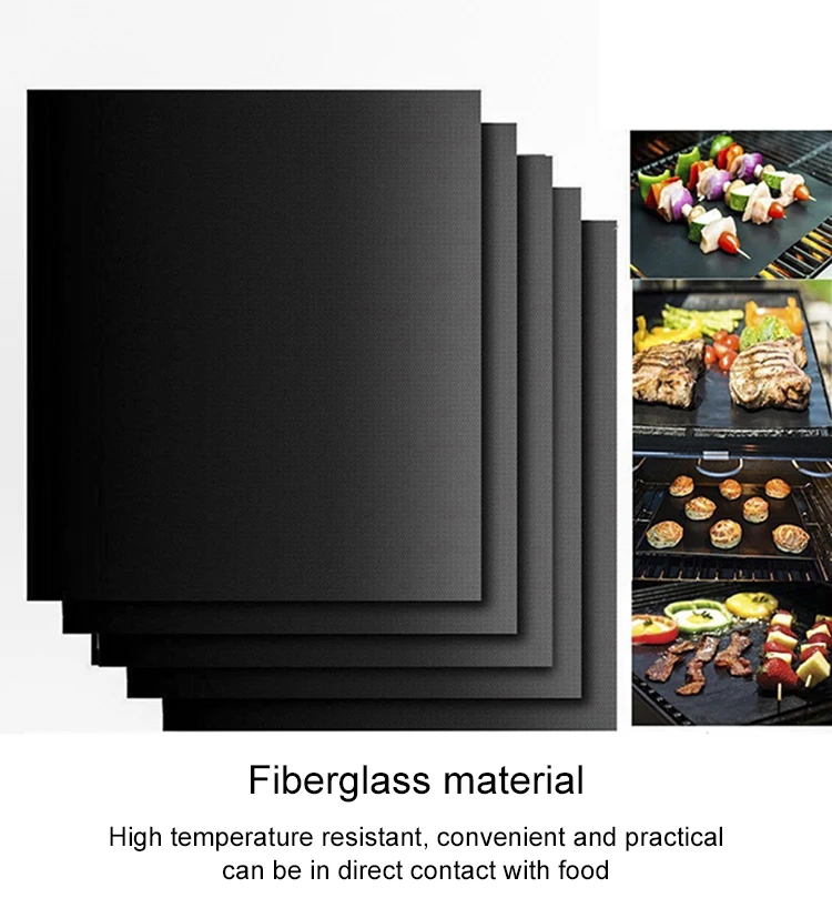 2Pcs BBQ Grill Mat Non-Stick Reusable Baking Mats Liners Oven Grill Foil Barbecue Liner Mat Bbq Tools Summer Kitchen Accessories
2Pcs BBQ Grill Mat Non-Stick Reusable Baking Mats Liners Oven Grill Foil Barbecue Liner Mat Bbq Tools Summer Kitchen Accessories
