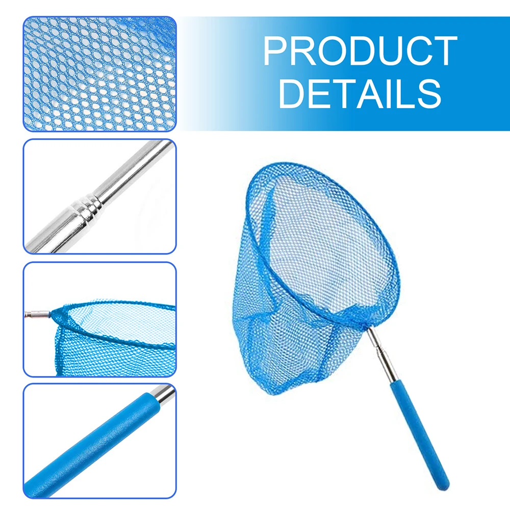 Pool Skimmer Net with Pole Multifunctional Telescopic Leaf Salvage Mesh for Swimming Pool Pond MYDING
Pool Skimmer Net with Pole Multifunctional Telescopic Leaf Salvage Mesh for Swimming Pool Pond MYDING