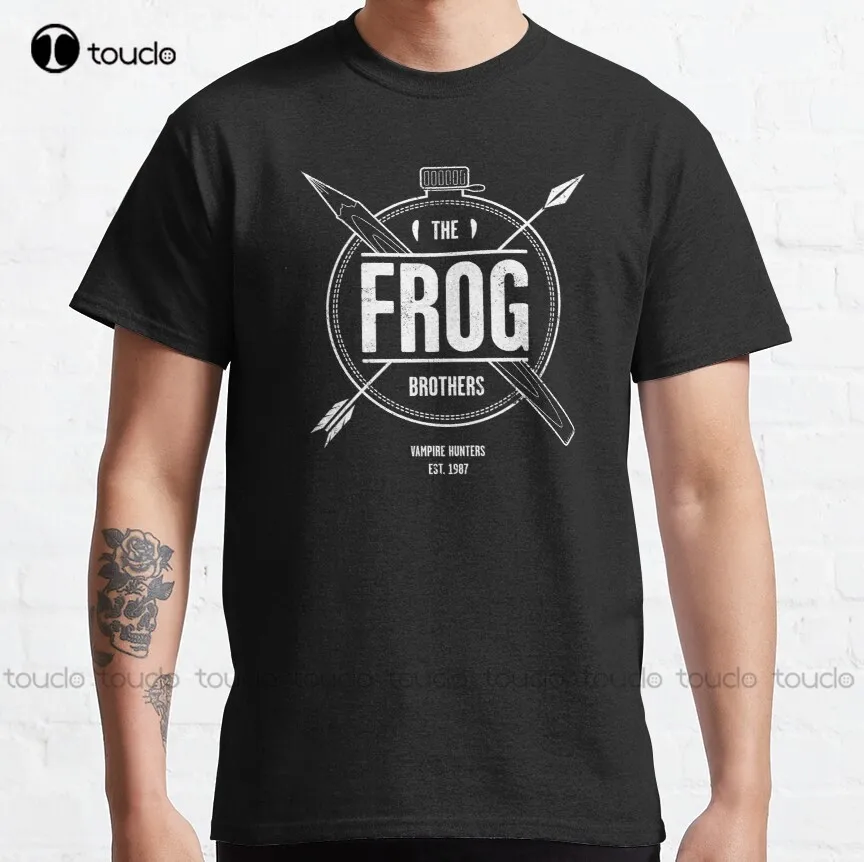Классическая футболка The Frog Brothers, белая женская рубашка на заказ, футболка унисекс с цифровой печатью для подростков, Классическая футболка
Классическая футболка The Frog Brothers, белая женская рубашка на заказ, футболка унисекс с цифровой печатью для подростков, Классическая футболка