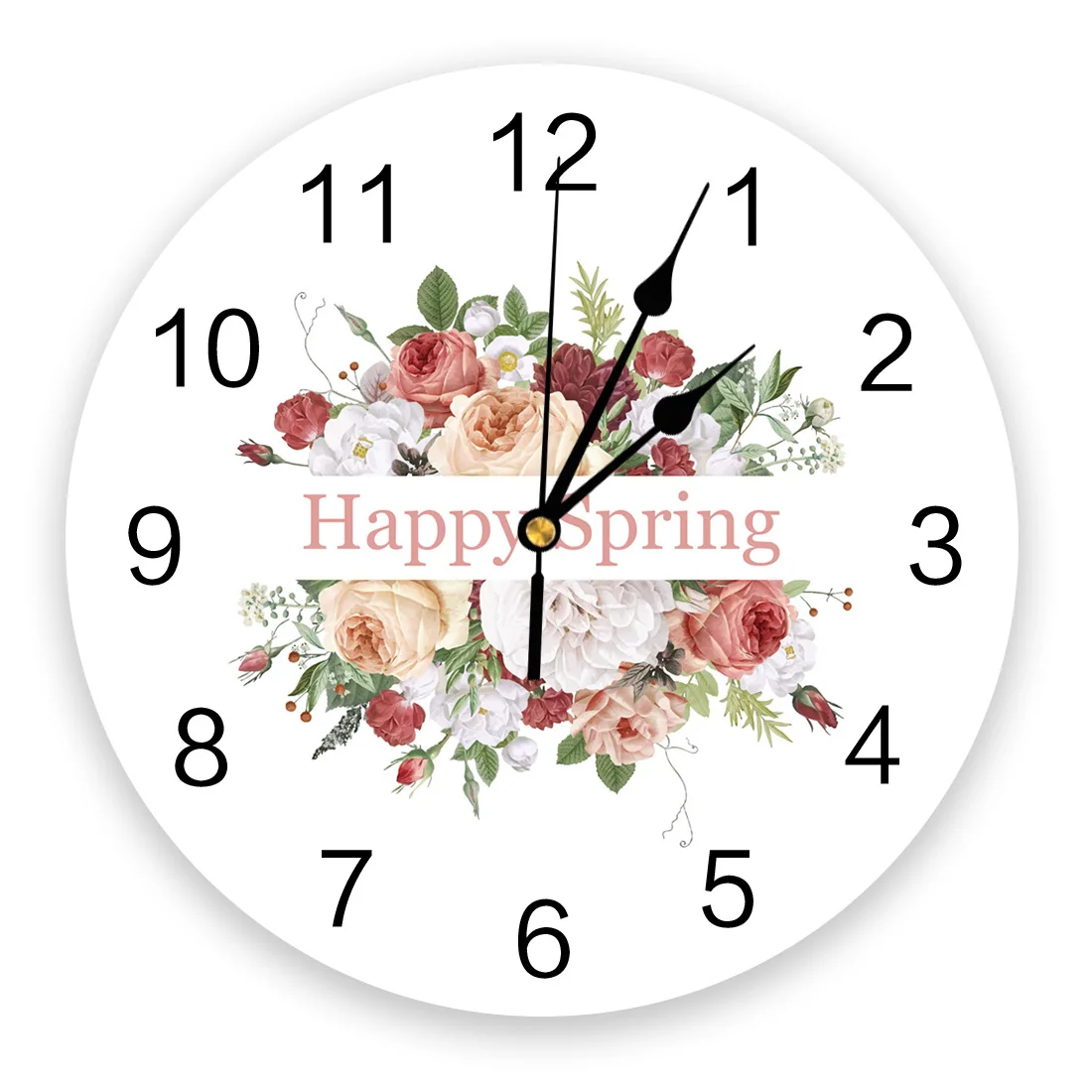 Happy Spring FlowersWall Clock Home Decor Bedroom Silent Wall Digital Clock Wall Clock Modern Design
Happy Spring FlowersWall Clock Home Decor Bedroom Silent Wall Digital Clock Wall Clock Modern Design