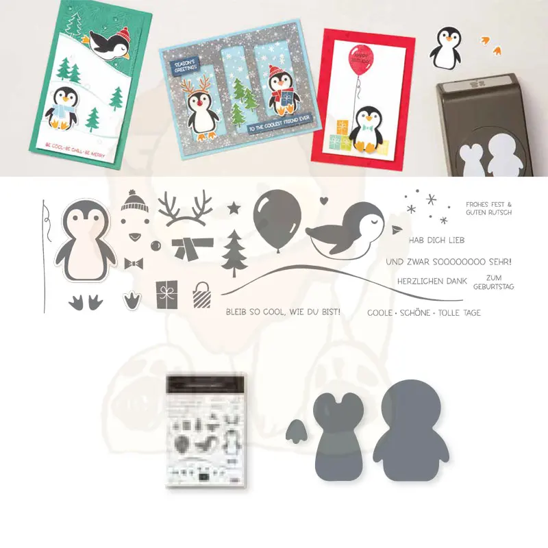 PINGUIN-PARTY Bird METAL Cutting Dies Silicone Stamps Scrapbooking New Make Photo Album Card DIY Paper Embossing Craft 2021
PINGUIN-PARTY Bird METAL Cutting Dies Silicone Stamps Scrapbooking New Make Photo Album Card DIY Paper Embossing Craft 2021