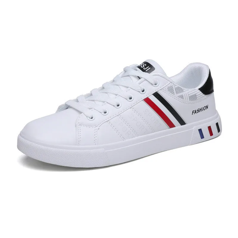 Men Leather Sneakers Male Comfortable Sport Running Sneaker White Casual Shoes Man Fashion Breathable | Спорт и развлечения