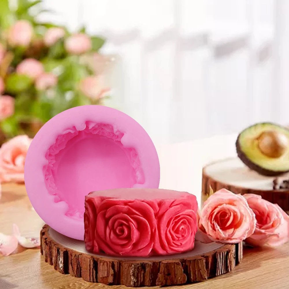 Romantic Rose Shaped Silicone Candle Mold Fondant Cake Candle Mold DIY Handmade Soap Crafts Home Aroma Candle Decoration
Romantic Rose Shaped Silicone Candle Mold Fondant Cake Candle Mold DIY Handmade Soap Crafts Home Aroma Candle Decoration