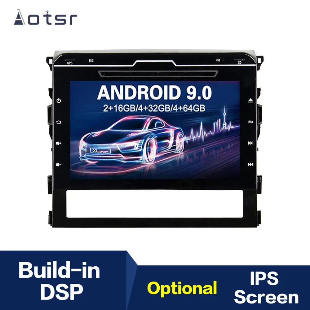 Автомобильный мультимедийный плеер, Android 9,0, 4 + 64 ГБ, IPS, GPS-навигация для TOYOTA Land Cruiser 2016-2019
Автомобильный мультимедийный плеер, Android 9,0, 4 + 64 ГБ, IPS, GPS-навигация для TOYOTA Land Cruiser 2016-2019