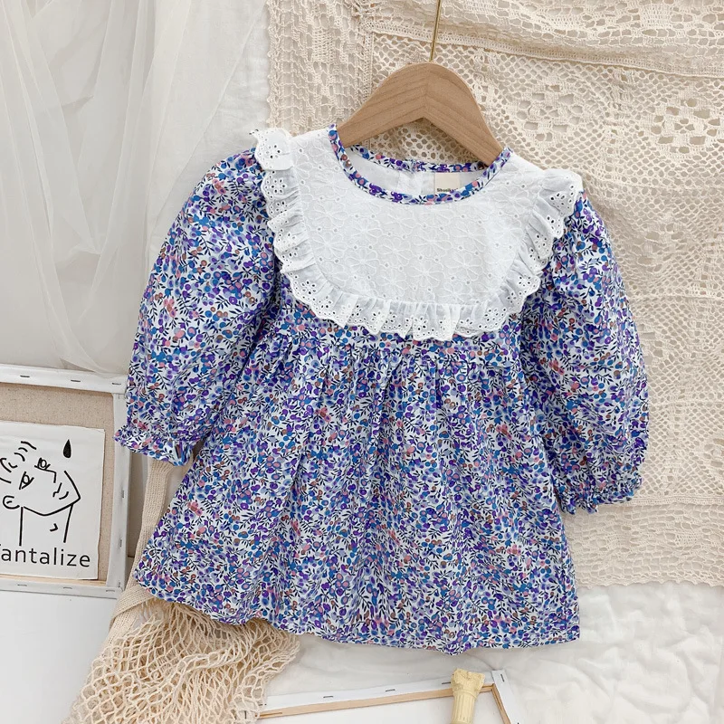 2021 Girls Autumn Dress Round Neck Lace Floral Long Sleeve Dress Wholesale Clothing 2 Year Old Baby Girl Clothes 
2021 Girls Autumn Dress Round Neck Lace Floral Long Sleeve Dress Wholesale Clothing 2 Year Old Baby Girl Clothes