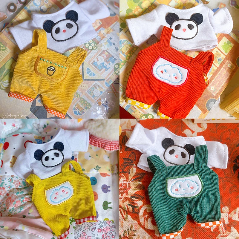 Baby clothes 20CM spot suit suspenders short sleeve T-shirt cute 20CM cotton doll replacement outfit doll clothes
Baby clothes 20CM spot suit suspenders short sleeve T-shirt cute 20CM cotton doll replacement outfit doll clothes