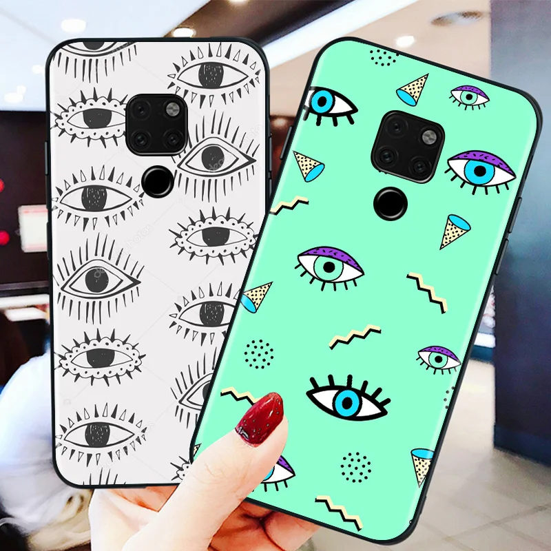 Fashion Evil Eyes For Huawei Mate 10 20 20X(5G) 30 40 40RS Nova5i PRO Lite Plus Black Soft Phone Case
Fashion Evil Eyes For Huawei Mate 10 20 20X(5G) 30 40 40RS Nova5i PRO Lite Plus Black Soft Phone Case