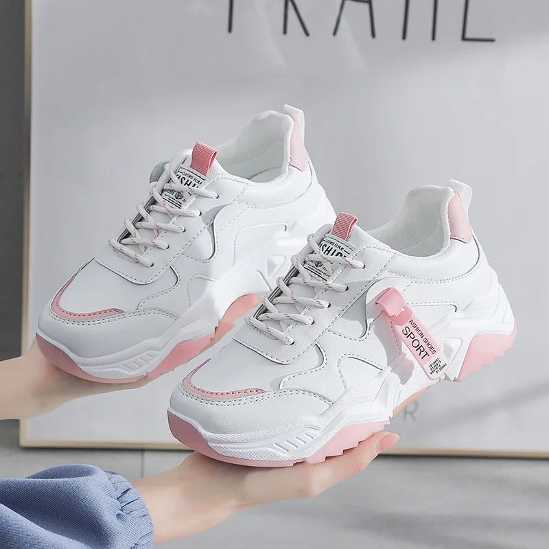 New Women's Sneakers Casual Vulcanized Shoes Woman High Platform Sneakers Fashion Lace Up Fitness Shoes Running Shoes
New Women's Sneakers Casual Vulcanized Shoes Woman High Platform Sneakers Fashion Lace Up Fitness Shoes Running Shoes