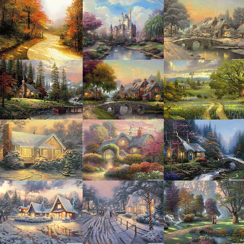 Many Styles Thomas Landscape DIY Painting Full Drill Square/Round 5D Diamond Painting Mosaic Living Room Paintings
Many Styles Thomas Landscape DIY Painting Full Drill Square/Round 5D Diamond Painting Mosaic Living Room Paintings