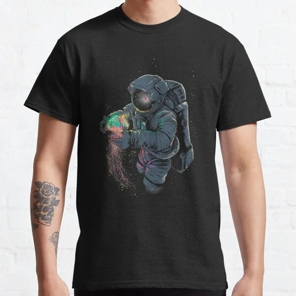 Jellyspace astronaut T-Shirt Tee short sleeve cotton t-shirt women and men 
Jellyspace astronaut T-Shirt Tee short sleeve cotton t-shirt women and men