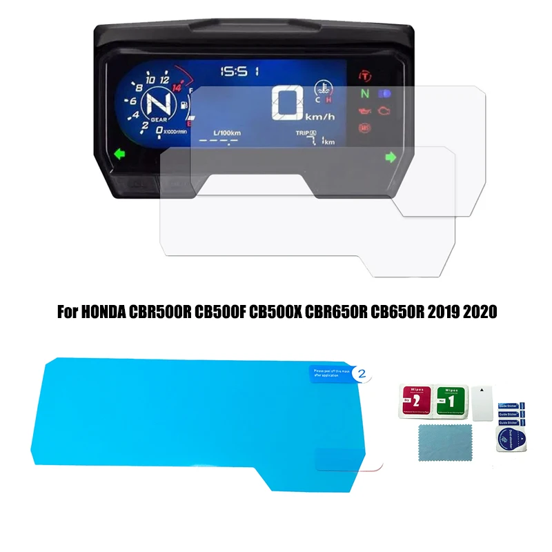 For HONDA CBR500R CB500F CB500X CBR650R CB650R 2019 2020 Dashboard Screen Protector Cluster Scratch Screen Protection Film
For HONDA CBR500R CB500F CB500X CBR650R CB650R 2019 2020 Dashboard Screen Protector Cluster Scratch Screen Protection Film