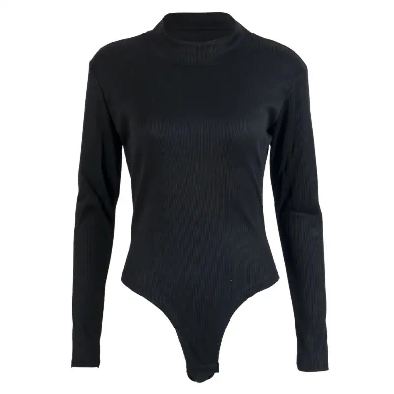 Womens Sexy Fashion Turtleneck Jumpsuit Auutmn Winter Black White Solid Long Sleeve Jumpsuits Bodysuit Bodycon Stretch Leotard
Womens Sexy Fashion Turtleneck Jumpsuit Auutmn Winter Black White Solid Long Sleeve Jumpsuits Bodysuit Bodycon Stretch Leotard