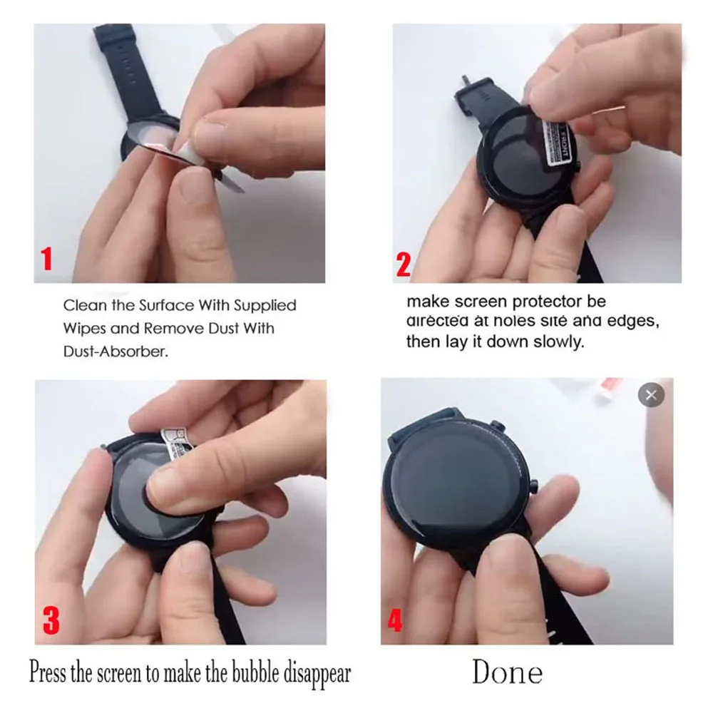 Защитная пленка для экрана Honor Magic watch 2 46 мм ультратонкая с изогнутыми аксессуары