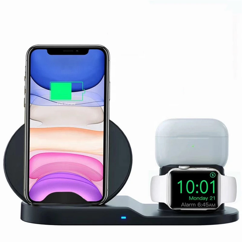 3 in 1 Fast Charging Station 15W Qi Wireless Charger Stand For iPhone 12 11 XS XR X 8 Apple iWatch SE 6 5 4 3 AirPods Pro
3 in 1 Fast Charging Station 15W Qi Wireless Charger Stand For iPhone 12 11 XS XR X 8 Apple iWatch SE 6 5 4 3 AirPods Pro