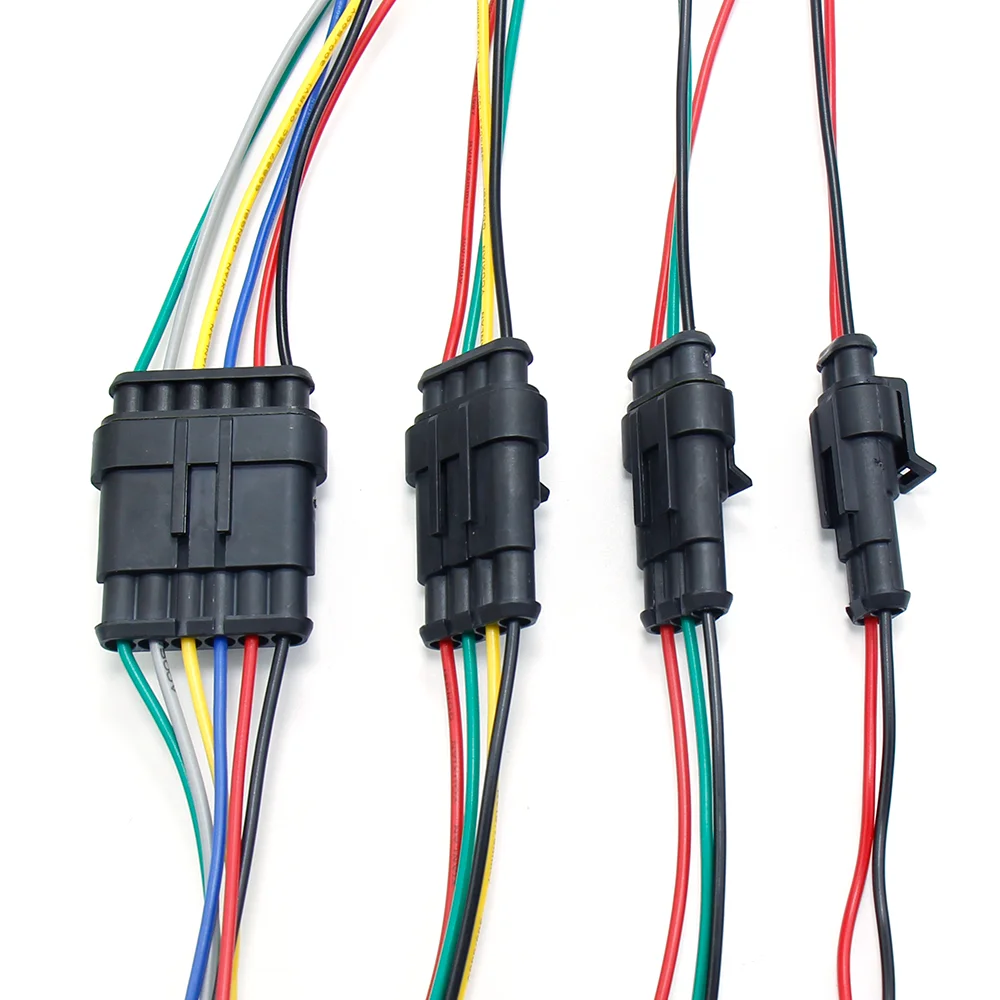 2 3 4 6Pin Way Mixed AMP Super Seal Waterproof Electrical Wire Connector Plug For Car Boat Connectors Equipment Female Male
2 3 4 6Pin Way Mixed AMP Super Seal Waterproof Electrical Wire Connector Plug For Car Boat Connectors Equipment Female Male