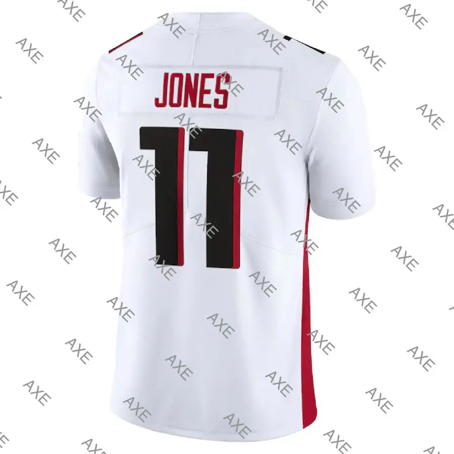 

Customized Stitch Embroidery Letters American Football Jersey Julio Jones Men Atlanta Player Jersey