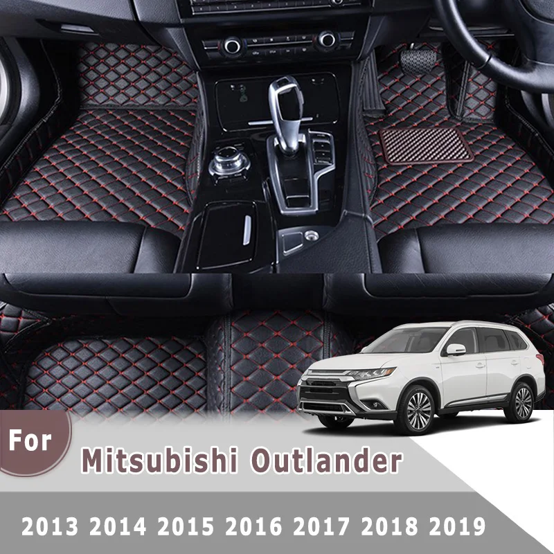 Автомобильный напольный коврик для Mitsubishi Outlander (7 мест) 2013 2014 2015 2016 2017 2018 2019 RHD