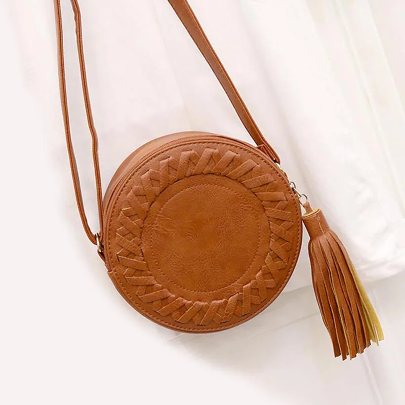 New Arrival Women Bag for Women 2019 Lady PU Leather Girl Shoulder Bag Small Tassel Women Bag Round Vintage Beach Bag Sac A Main
New Arrival Women Bag for Women 2019 Lady PU Leather Girl Shoulder Bag Small Tassel Women Bag Round Vintage Beach Bag Sac A Main