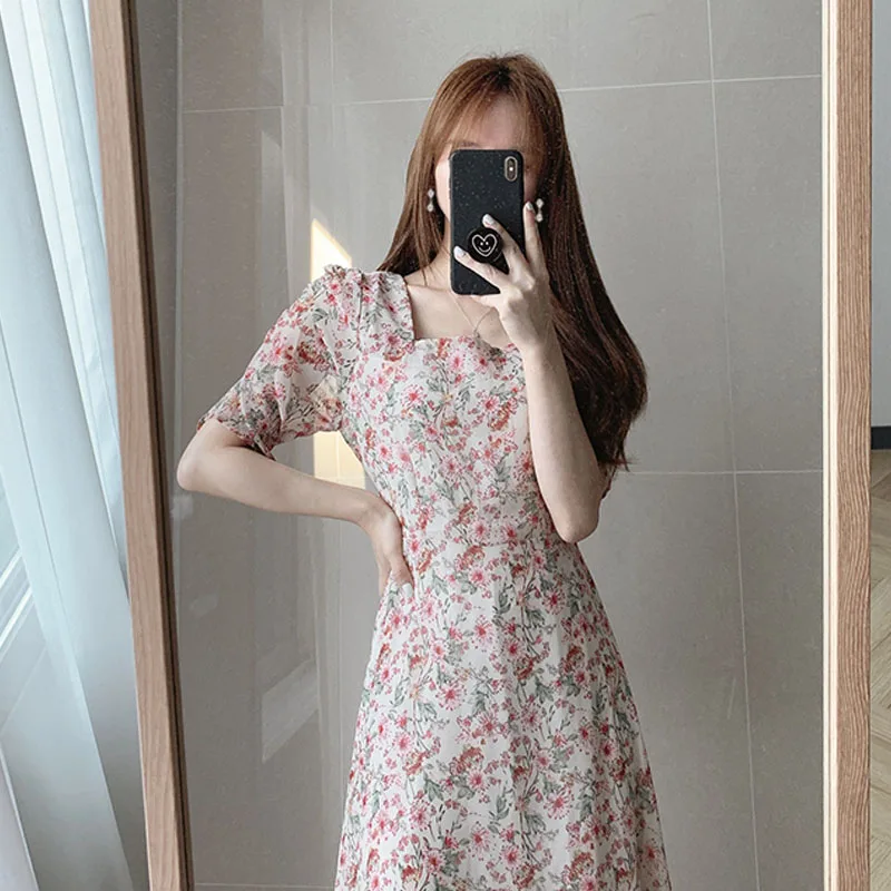 Summer Women Sweet Patchwork Dress 2021 Female Casual Party Holiday Outdoor Korean Dress Pink Chiffon Elegant Print Floral Dress
Summer Women Sweet Patchwork Dress 2021 Female Casual Party Holiday Outdoor Korean Dress Pink Chiffon Elegant Print Floral Dress