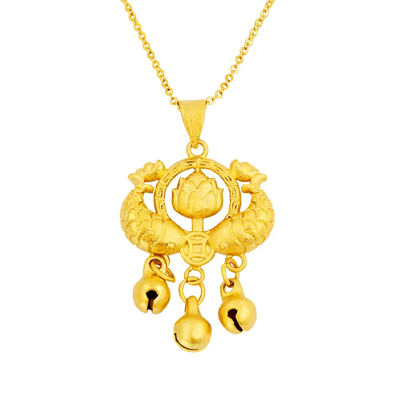 Pisces Long Life Lock Pendant 24k Yellow Gold Lock Pendant Copper Plated Necklace Accessories
Pisces Long Life Lock Pendant 24k Yellow Gold Lock Pendant Copper Plated Necklace Accessories
