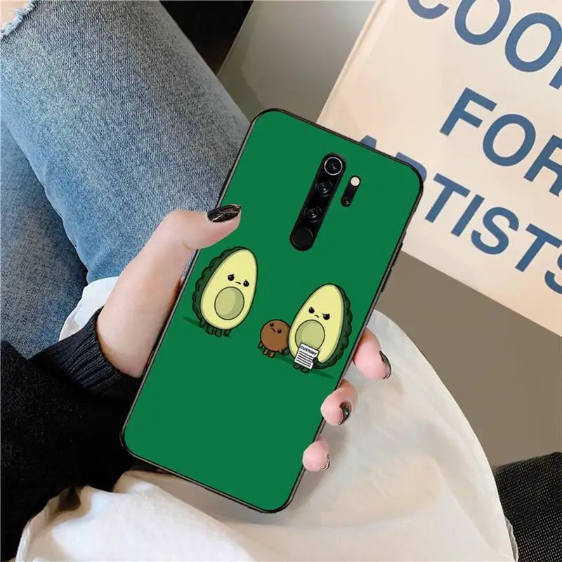 Мягкий черный Чехол PENGHUWAN с изображением авокадо для телефона Redmi Note 8 8A 8T 7 6 6A 5 5A 4 4X