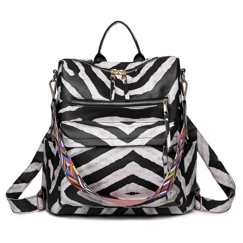 Dropshipping 2021 Female Cow Print Convertible Backpack Shoulder Tote Women's Bag With Guitar Strap Multifunction Travel Bags
Dropshipping 2021 Female Cow Print Convertible Backpack Shoulder Tote Women's Bag With Guitar Strap Multifunction Travel Bags