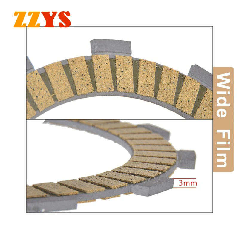 250CC 300CC Motorcycle Paper Based Clutch Friction Disc Plate Kit For TM MX250 MX250F SMX250 SMR250 SMR300 MX SMX SMR 250 300