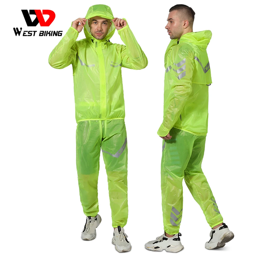 Ultra-Light Reflective Cycling Split Hooded Raincoat Rain Pants Suit Adults Waterproof Outdoor Motorcycle Riding Rain Jacket
Ultra-Light Reflective Cycling Split Hooded Raincoat Rain Pants Suit Adults Waterproof Outdoor Motorcycle Riding Rain Jacket