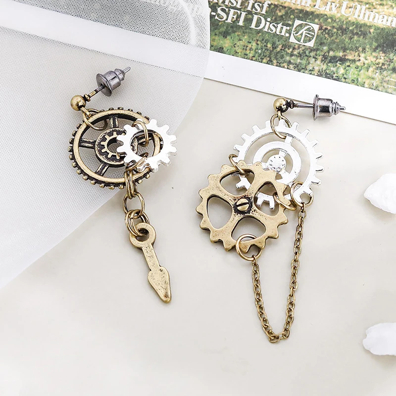 1 Pair Vintage Earring Female Gear Pendant Dangle Long Hook Women Steampunk Antique Earring Club Jewelry
1 Pair Vintage Earring Female Gear Pendant Dangle Long Hook Women Steampunk Antique Earring Club Jewelry