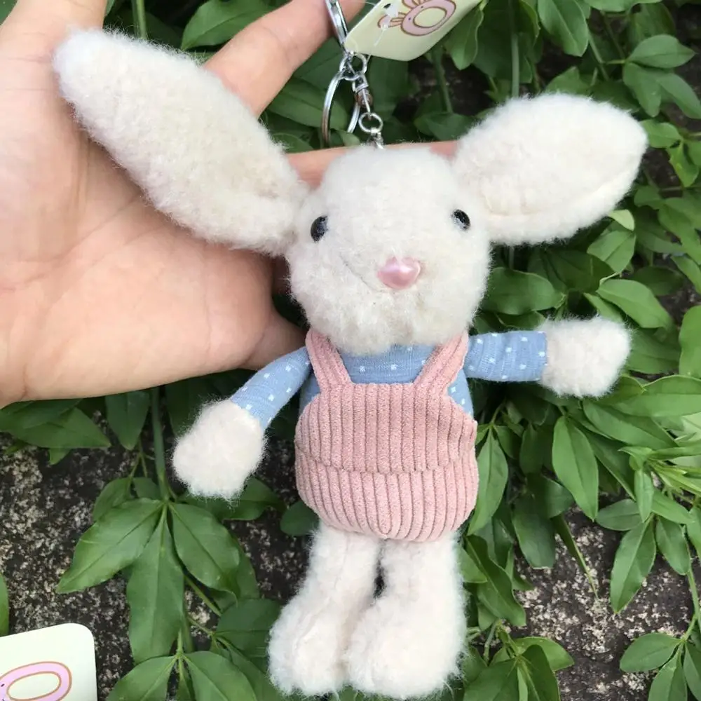 16cm Lovely Plush Toy Dress Up Rabbit Pendant Keychain Doll Cute Baby Girl Gift Soft Kawaii Stuffed Plush Bunny Toy Kids Gift
16cm Lovely Plush Toy Dress Up Rabbit Pendant Keychain Doll Cute Baby Girl Gift Soft Kawaii Stuffed Plush Bunny Toy Kids Gift