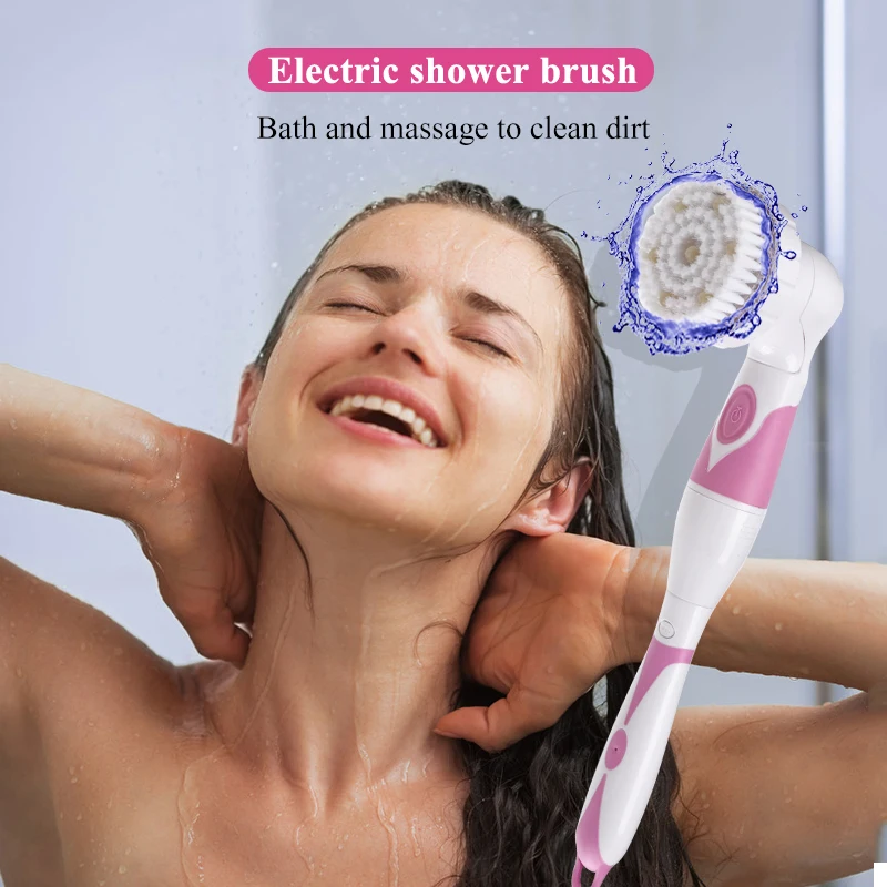 Automatic Shower Brush 4 In 1 Multifunctional Electric Bath Cleaning Massage Brush Waterproof Anti-slip Shower Spa Tool
Automatic Shower Brush 4 In 1 Multifunctional Electric Bath Cleaning Massage Brush Waterproof Anti-slip Shower Spa Tool