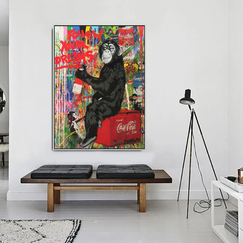 Street Graffiti Art "Follow Your Dreams" Canvas Painting Posters and Prints Wall Art Pictures for Living Room Cuadros Home Decor
Street Graffiti Art "Follow Your Dreams" Canvas Painting Posters and Prints Wall Art Pictures for Living Room Cuadros Home Decor