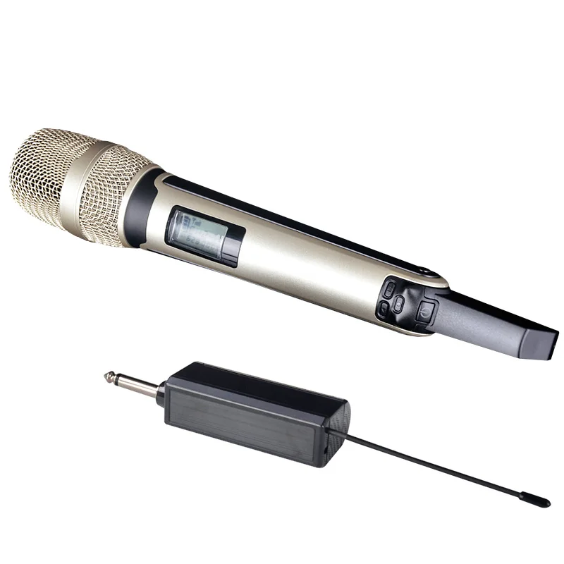 

2022. Беспроводной караоке-микрофон, динамическая UHF домашняя студийная запись для компьютера, аудио Профессиональная Колонка диджея для Кон...