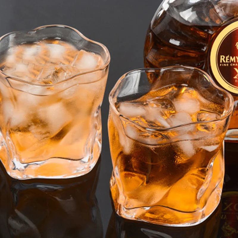 Set of 2-250ml creative irregular shaped fashion whiskey shot wine glass transparent party beer wine glass cups GLA-77
Set of 2-250ml creative irregular shaped fashion whiskey shot wine glass transparent party beer wine glass cups GLA-77