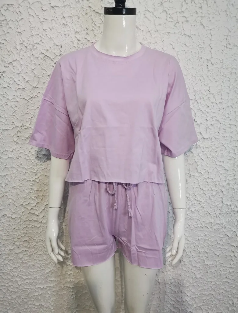 Lugentolo Women Tshirt Shorts Two Piece Set Summer Loose Casual Fashion Sports Two-piece Suit 
Lugentolo Women Tshirt Shorts Two Piece Set Summer Loose Casual Fashion Sports Two-piece Suit