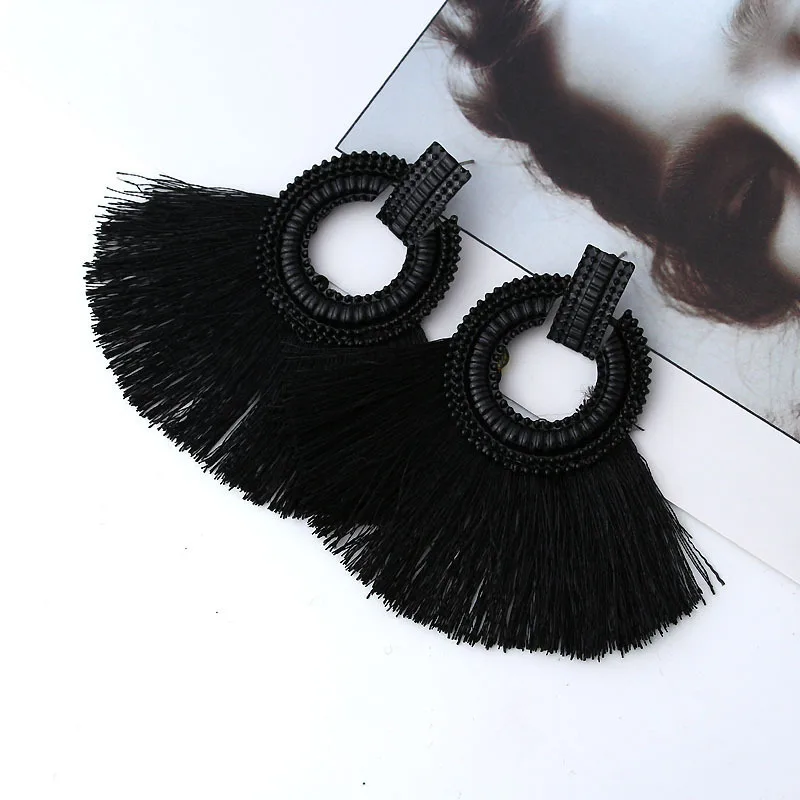 Bohemian Vintage Tassel Earrings Pendientes Ethnic Personality Hot Pink Earrings Statement Explosion Handmade Party Ladies
Bohemian Vintage Tassel Earrings Pendientes Ethnic Personality Hot Pink Earrings Statement Explosion Handmade Party Ladies
