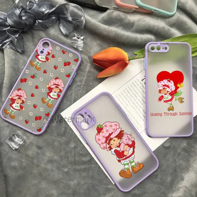 Strawberry Shortcake And Dora Phone Case For IPhone 7 8 Plus Xr X Xs 11 12 13 Pro Max Purple Matte Translucent Funda
Strawberry Shortcake And Dora Phone Case For IPhone 7 8 Plus Xr X Xs 11 12 13 Pro Max Purple Matte Translucent Funda