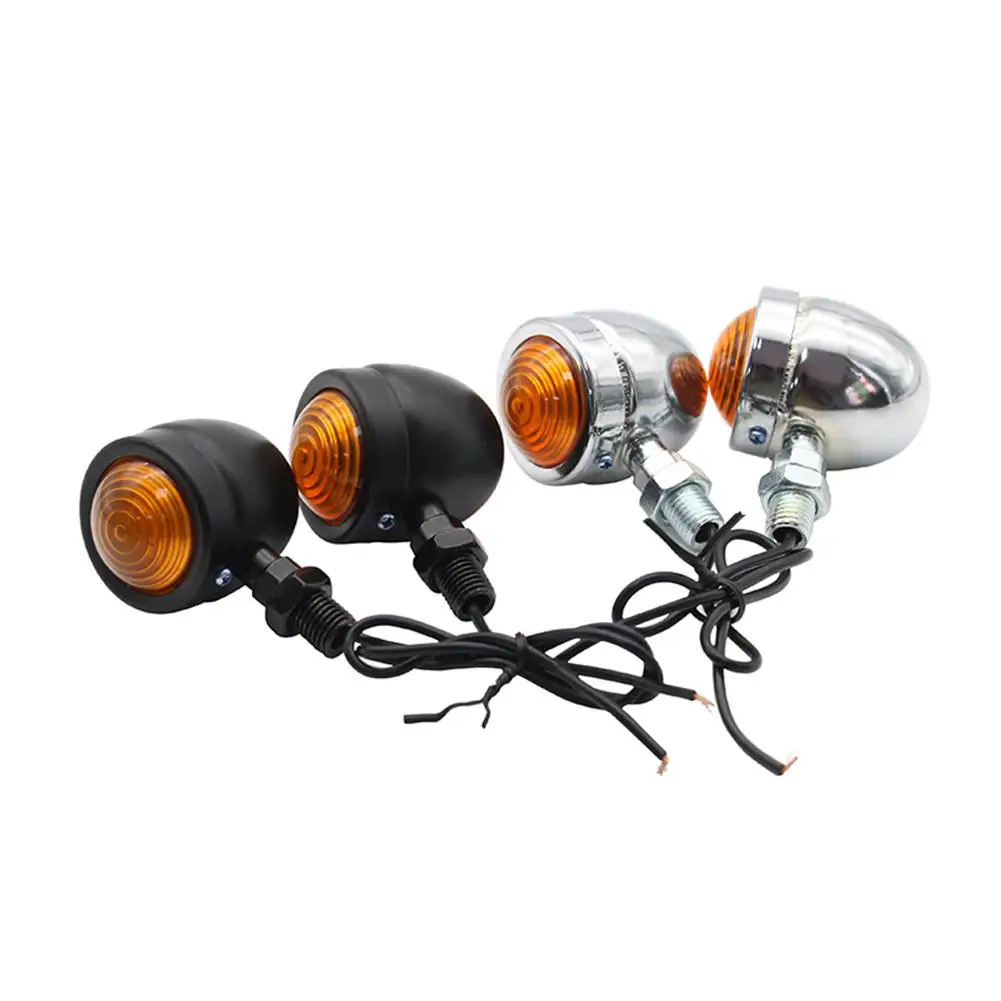 Durable Motorcycle Turn Signal Lights 2pcs 12V Turn Signal Lights Retro Amber Light Blinkers Universal for Motorcycle
Durable Motorcycle Turn Signal Lights 2pcs 12V Turn Signal Lights Retro Amber Light Blinkers Universal for Motorcycle