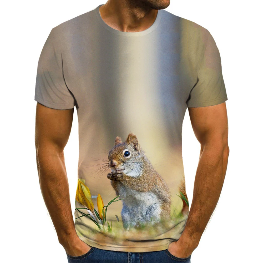 Новинка 2021, летняя футболка с коротким рукавом и 3D-принтом животного, для отдыха, простая и красочная футболка с ярким цветочным рисунком
Новинка 2021, летняя футболка с коротким рукавом и 3D-принтом животного, для отдыха, простая и красочная футболка с ярким цветочным рисунком