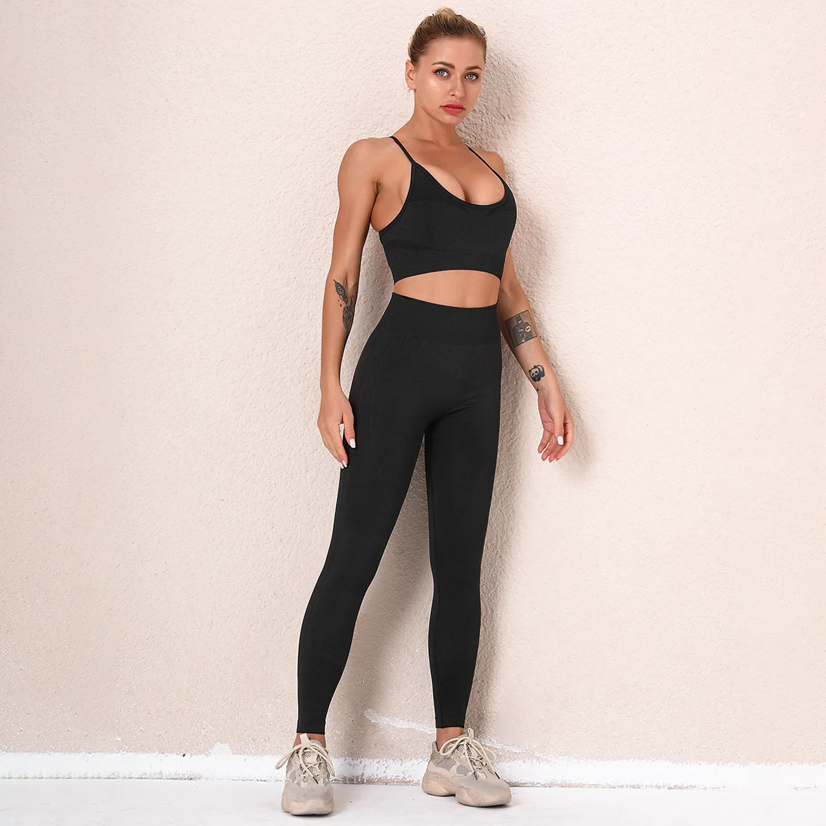 XMTOPYE Seamless Yoga Set Sports Suits for Women Gym Clothing Fitness Two Piece Bra Leggings Workout Clothes Outfit Sportwear
XMTOPYE Seamless Yoga Set Sports Suits for Women Gym Clothing Fitness Two Piece Bra Leggings Workout Clothes Outfit Sportwear