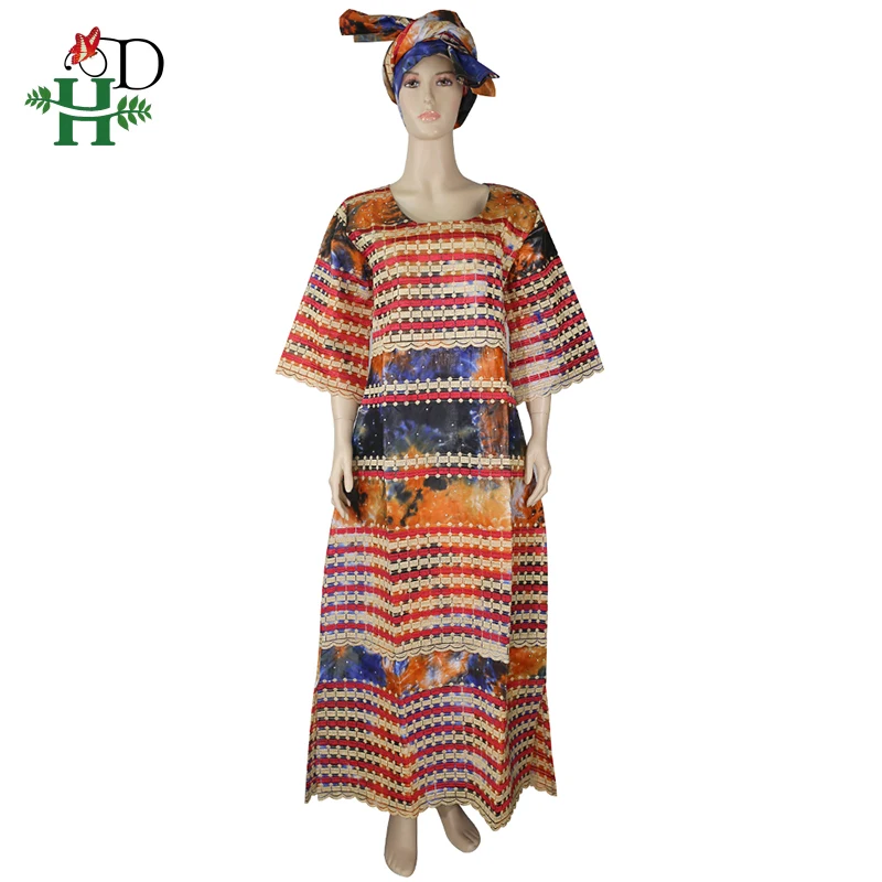 H&D African Dresses For Women 2021 New African Traditional Clothes Bazin Riche Embroidery Dresses Women Head Wrap Lady Dashiki
H&D African Dresses For Women 2021 New African Traditional Clothes Bazin Riche Embroidery Dresses Women Head Wrap Lady Dashiki