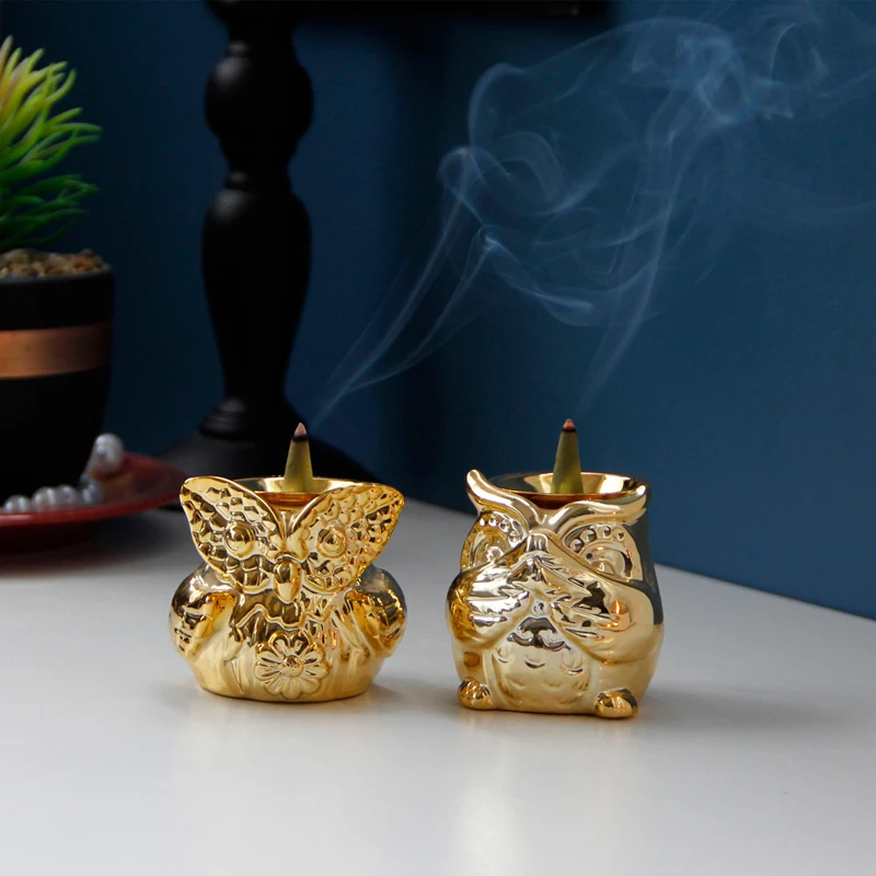 Nordic Electroplated Iron Ceramic Incense Burner Simple Golden Animal Incense Burner Arabian Style Home Incense Decoration
Nordic Electroplated Iron Ceramic Incense Burner Simple Golden Animal Incense Burner Arabian Style Home Incense Decoration