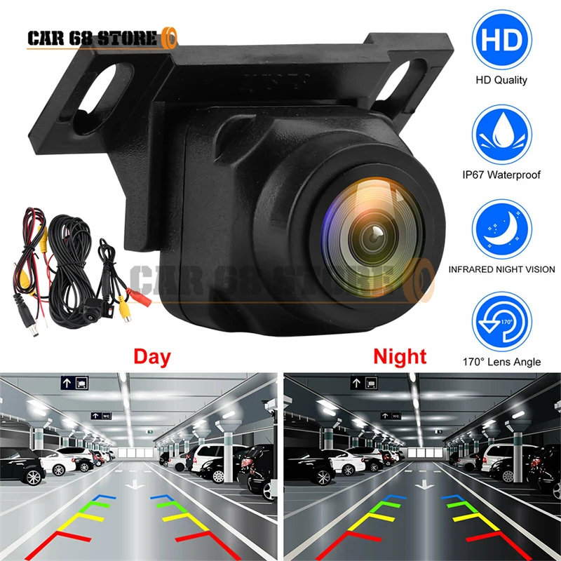 

1 Set 170º Car Auto Rear View Reverse Backup Parking Camera High Quality Waterproof Night Vision HD Auto Electronic Accessories