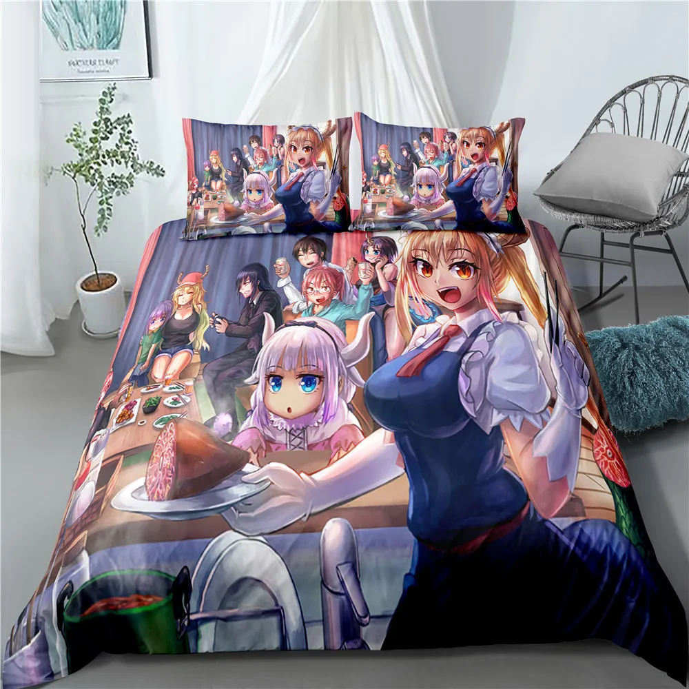Kobayashi-san Chi No Maid Dragon 3D Printed Bedding Set Duvet Covers Pillowcases Comforter Bedding Set Bedclothes Bed Linen
Kobayashi-san Chi No Maid Dragon 3D Printed Bedding Set Duvet Covers Pillowcases Comforter Bedding Set Bedclothes Bed Linen