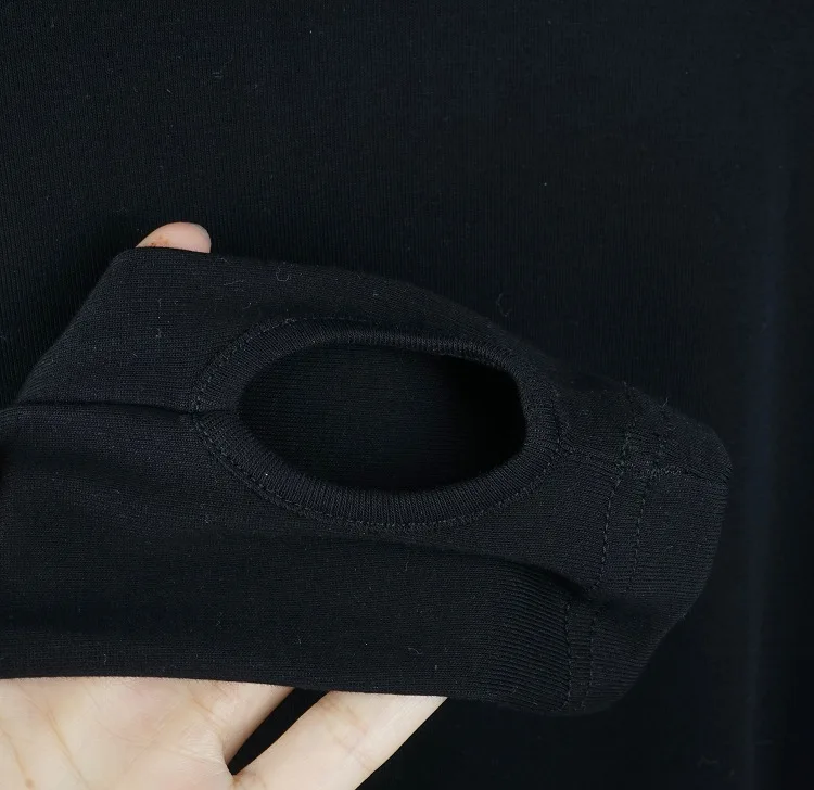 High Quality Spring Long-sleeved Shoulder Digging Tight Body and Mind Machine Shirt Bottoming Shirt Cuff Hole T-shirt Women
High Quality Spring Long-sleeved Shoulder Digging Tight Body and Mind Machine Shirt Bottoming Shirt Cuff Hole T-shirt Women