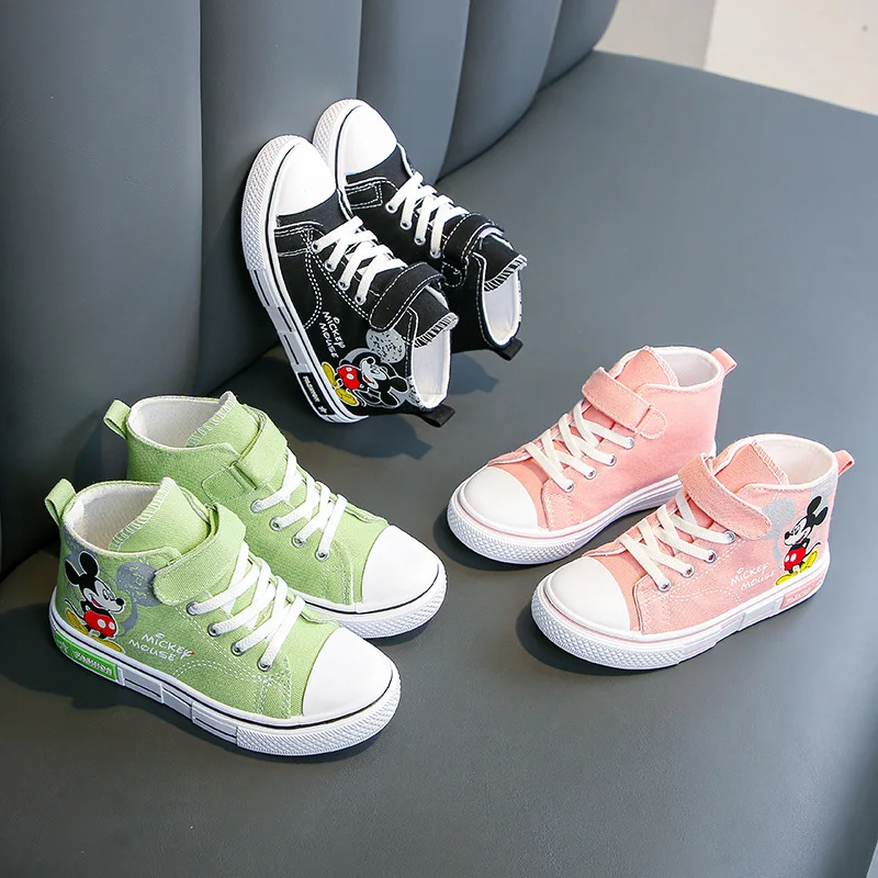 Disney new spring and autumn universal boys and girls casual high-top black cartoon canvas shoes baby sports casual shoes
Disney new spring and autumn universal boys and girls casual high-top black cartoon canvas shoes baby sports casual shoes