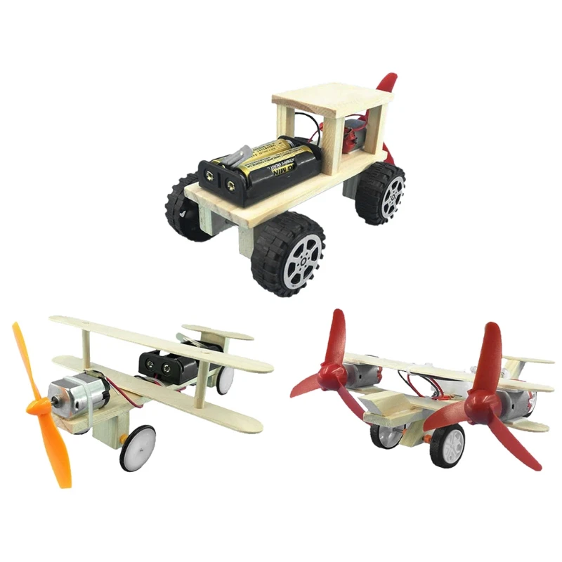 Wooden Electric Car Plane Model DIY Handmade Kids Assembling Toy Science Kit Educational Gift
Wooden Electric Car Plane Model DIY Handmade Kids Assembling Toy Science Kit Educational Gift