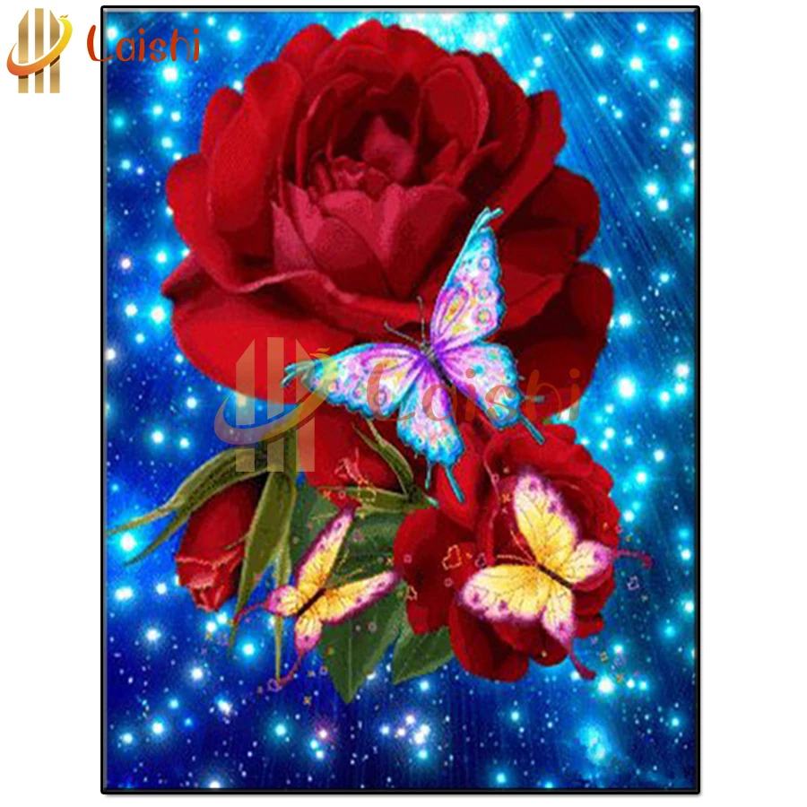 5d diamond painting Roses and Butterflies full square drill round diamond mosaic animal DIY rhinestone painting home decoration
5d diamond painting Roses and Butterflies full square drill round diamond mosaic animal DIY rhinestone painting home decoration