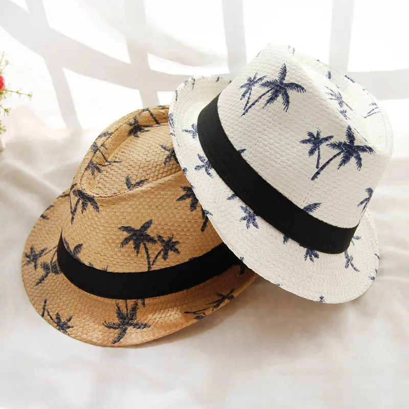 

Соломенная шляпа для женщин и мужчин, Панама с короткими полями в британском стиле ретро, пляжные аксессуары для джаза, Кепка