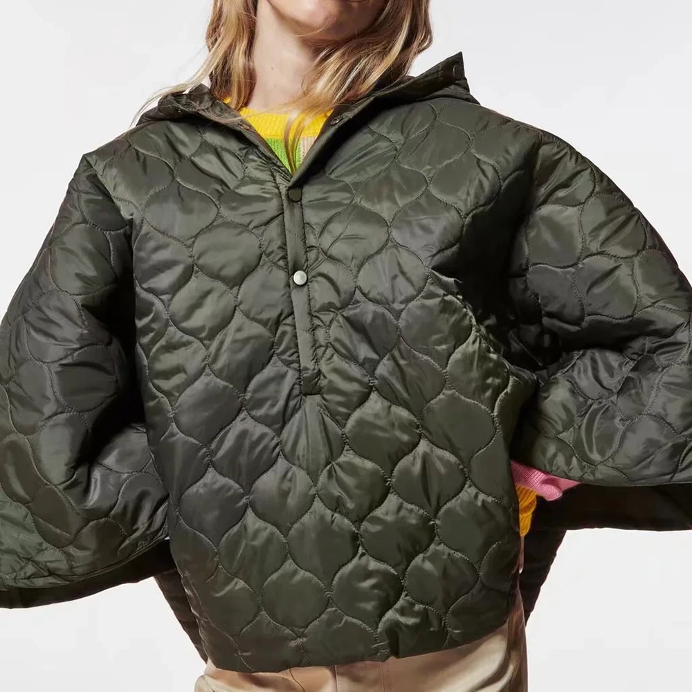 xikom 2021 Autumn Vintage Warm ArmyGreen Hooded Cotton Clothes Female Cloak Casual Loose Streetwear Long Sleeve Parkas Chic Top
xikom 2021 Autumn Vintage Warm ArmyGreen Hooded Cotton Clothes Female Cloak Casual Loose Streetwear Long Sleeve Parkas Chic Top